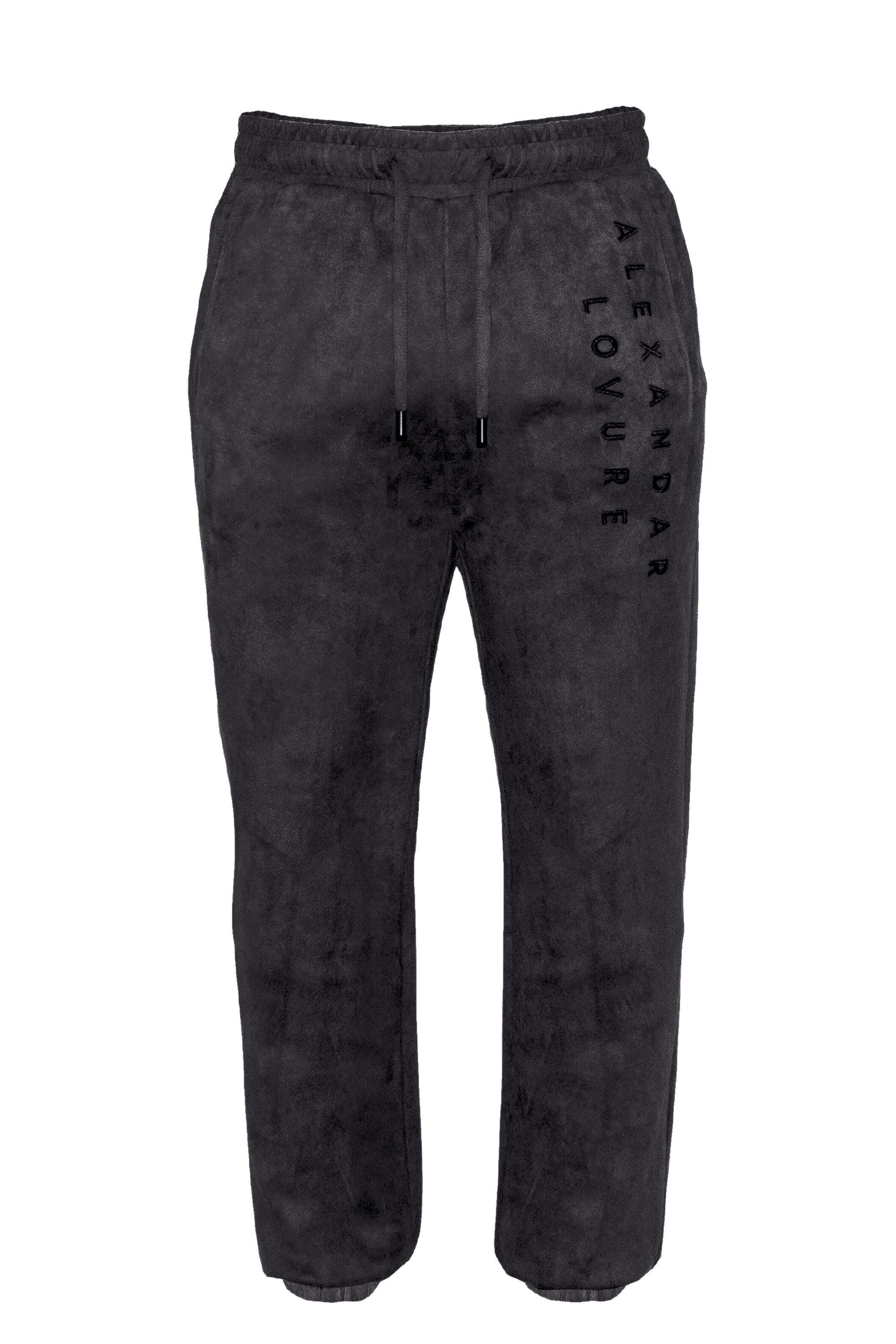 Suede joggers online mens